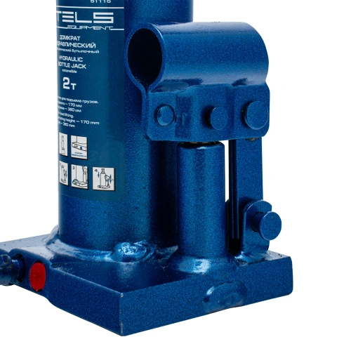 Домкрат гидравлический бутылочный телескопический, 2 т, H подъема 170-380 мм Stels по ценам производителя в Санкт-Петербурге с доставкой по всей России