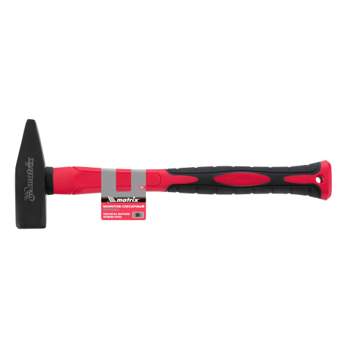 Молоток слесарный optimal, 800 г, фибергласовая обрезиненная рукоятка, квадратный боек Matrix купить в Москве с доставкой по всей России | ProtosMarket.ru