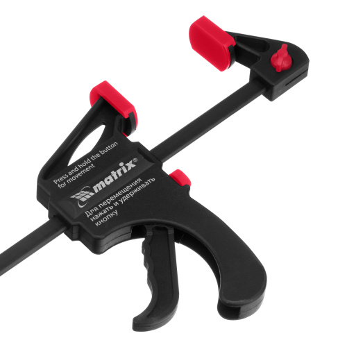 Струбцина универсальная, быстрозажимная, F-образная, 450 х 565 х 45 мм, пластиковый корпус Matrix купить в Москве с доставкой по всей России | ProtosMarket.ru