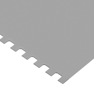 Шпатель из нержавеющей стали, 100 мм, зуб 4 х 4 мм, пластмассовая ручка Сибртех купить в Москве с доставкой по всей России | ProtosMarket.ru
