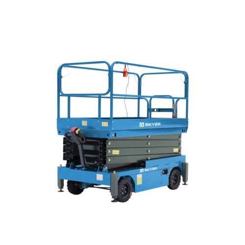 Подъемник самоходный электрический ножничный ведомый SKYER SPFP1403 купить в Москве с доставкой по всей России | ProtosMarket.ru