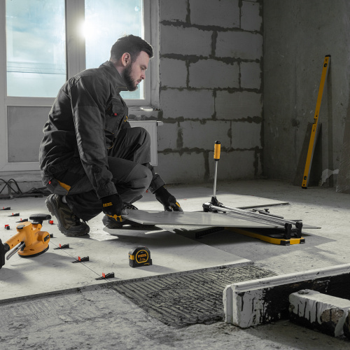 Плиткорез 600х14мм, цельнометал. напр., каретка на подш., стальная станина, рукоятка-пенал Denzel по ценам производителя в Санкт-Петербурге с доставкой по всей России