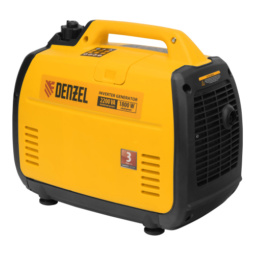 Генератор инверторный GT-2200iS, 2.2 кВт, 230 В, бак 4 л, закрытый корпус, ручной старт Denzel по ценам производителя в Санкт-Петербурге с доставкой по всей России
