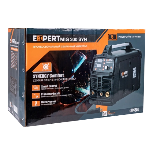 Сварочный полуавтомат EXPERT MIG 200 SYN по ценам производителя в Санкт-Петербурге с доставкой по всей России