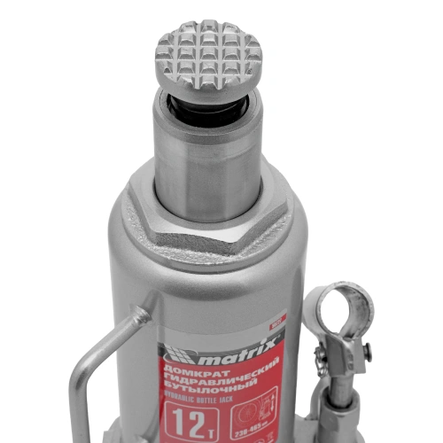 Домкрат гидравлический бутылочный, 12 т, высота подъема 230-465 мм Matrix по ценам производителя в Санкт-Петербурге с доставкой по всей России