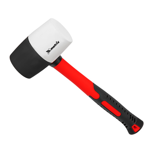 Киянка резиновая, 680 г, черно-белая резина, фибергласовая рукоятка Matrix по ценам производителя в Санкт-Петербурге с доставкой по всей России