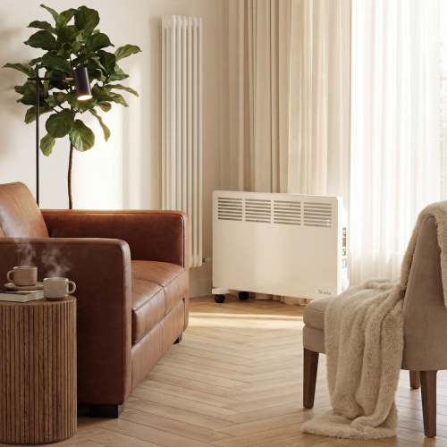 Конвектор электрический КМ-1500.2, 230 В, 1500 Вт, X-образный нагреватель, колеса, термостат MTX по ценам производителя в Санкт-Петербурге с доставкой по всей России