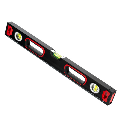 Уровень алюминиевый, усиленный, фрезерованный, 3 глазка, двухкомпонентные рукоятки, 600 мм Matrix по ценам производителя в Санкт-Петербурге с доставкой по всей России