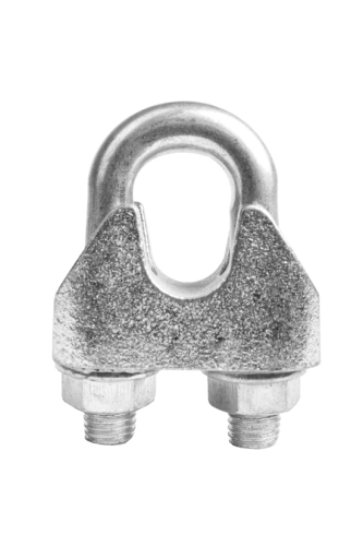 Зажим канатный TOR ф=22 мм DIN 741 (D) купить в Москве с доставкой по всей России | ProtosMarket.ru