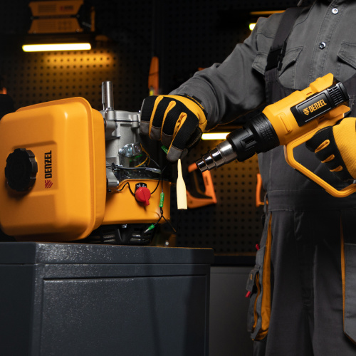 Фен технический HG-2000E, 2000 Вт, 2 режима, LCD дисплей Denzel купить в Москве с доставкой по всей России | ProtosMarket.ru