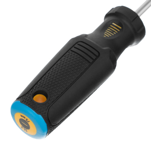 Отвертка SL5x75 мм, CrV, трехкомпонентная рукоятка Denzel по ценам производителя в Санкт-Петербурге с доставкой по всей России