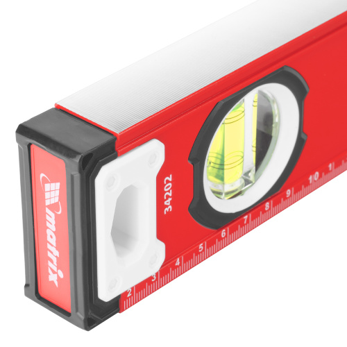 Уровень алюминиевый, фрезерованный, 3 глазка, рукоятки, 800 мм Matrix по ценам производителя в Санкт-Петербурге с доставкой по всей России