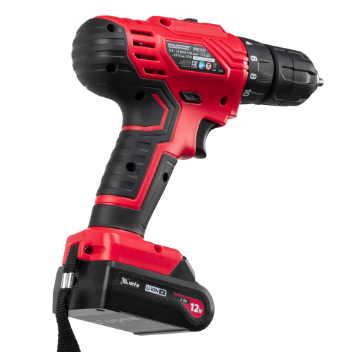 Дрель-шуруповерт аккумуляторная MCDL-12-02, Li-Ion, 12 В, 2 акк. MTX по ценам производителя в Санкт-Петербурге с доставкой по всей России