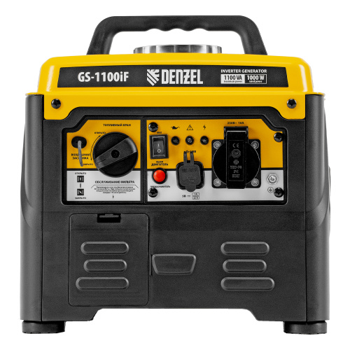 Генератор инверторный GS-1100iF, 1,1 кВт, 230 В, ручной старт DENZEL по ценам производителя в Санкт-Петербурге с доставкой по всей России