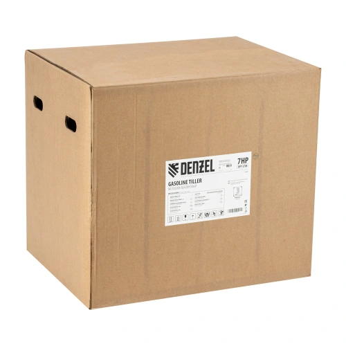 Мотоблок DPT-370X, 7 л.с, дисковое сцепление, ширина 90 см, глубина 35 см, фрез 3 х 4, ВОМ, передачи 3В/1Н Denzel по ценам производителя в Санкт-Петербурге с доставкой по всей России