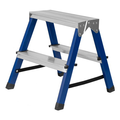 Стремянка двусторонняя 2 ступени, стальная, Сибртех купить в Москве с доставкой по всей России | ProtosMarket.ru
