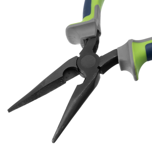 Длинногубцы прямые 180 мм, фосфатирование, трехкомпонентные рукоятки Сибртех купить в Москве с доставкой по всей России | ProtosMarket.ru