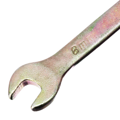 Ключ комбинированный, 8 мм, желтый цинк Сибртех купить в Москве с доставкой по всей России | ProtosMarket.ru