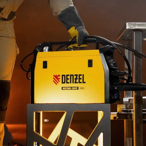 Аппарат инвертор. полуавтомат. сварки MultiMIG-200DP Synergy Double Pulse, 200 А, ПВ 80% Denzel по ценам производителя в Санкт-Петербурге с доставкой по всей России