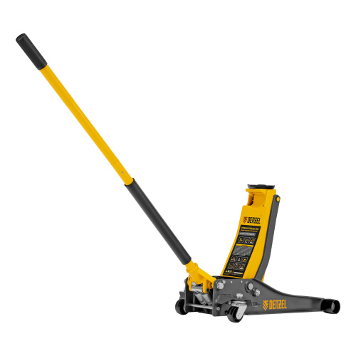 Домкрат гидравлический подкатной, 3 т, 75-500 мм, быстрый подъем, низкий подхват, проф. Denzel по ценам производителя в Санкт-Петербурге с доставкой по всей России