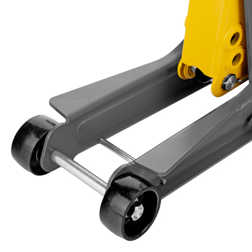 Домкрат гидравлический подкатной с фиксатором, 2,5 т,  85-385 мм, в пласт. кейсе Denzel по ценам производителя в Санкт-Петербурге с доставкой по всей России