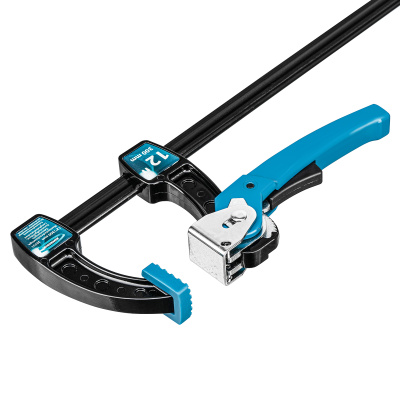 Струбцина реечная быстрозажимная 12, металлический корпус, рычажный храповой механизм, 300 мм Gross купить в Москве с доставкой по всей России | ProtosMarket.ru