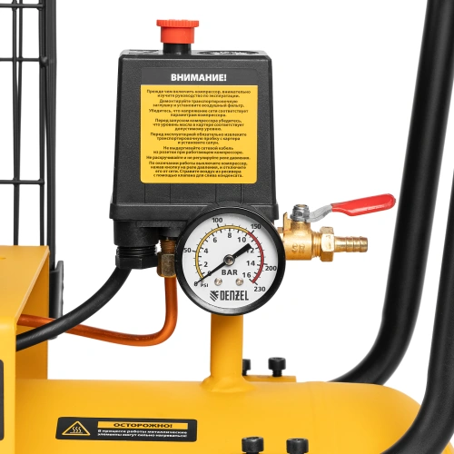 Компрессор воздушный, ременный привод BCI4000-T/100, 4.0 кВт, 100 литров, 690 л/мин Denzel купить в Москве с доставкой по всей России | ProtosMarket.ru