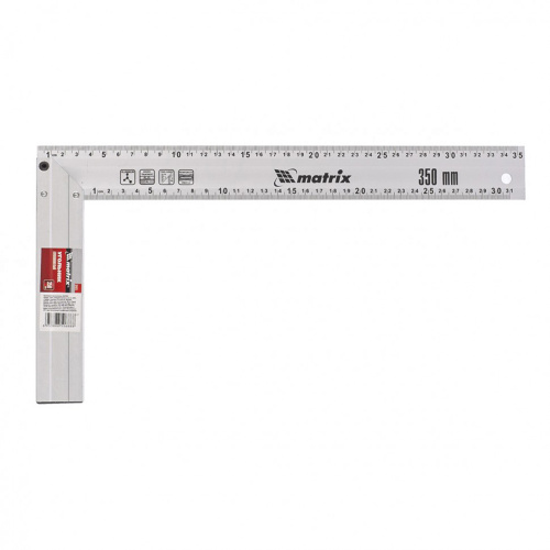 Угольник, 350 мм, алюминиевый, литой Matrix купить в Москве с доставкой по всей России | ProtosMarket.ru