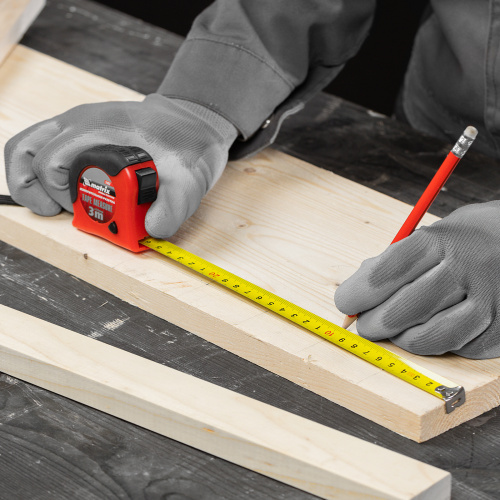 Рулетка Double fixation,3 м х 16 мм,обрезиненный корпус,двойная плавная фиксация Matrix по ценам производителя в Санкт-Петербурге с доставкой по всей России