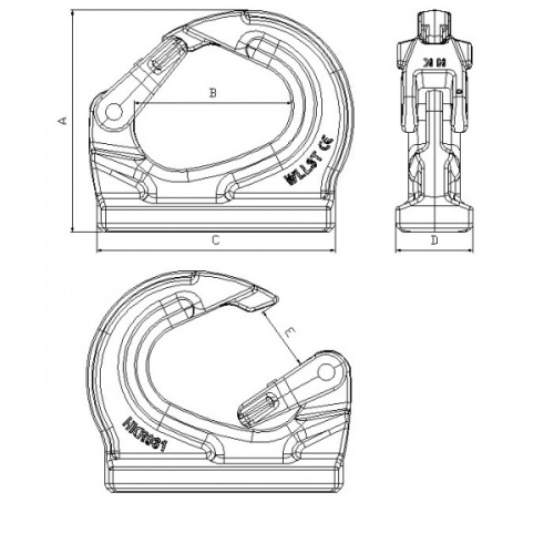 Крюк сварочный 2 т купить в Москве с доставкой по всей России | ProtosMarket.ru