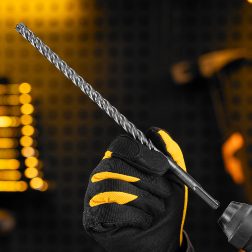 Бур по бетону, цельная крестовая пластина, 10x265 мм, SDS PLUS Denzel по ценам производителя в Санкт-Петербурге с доставкой по всей России