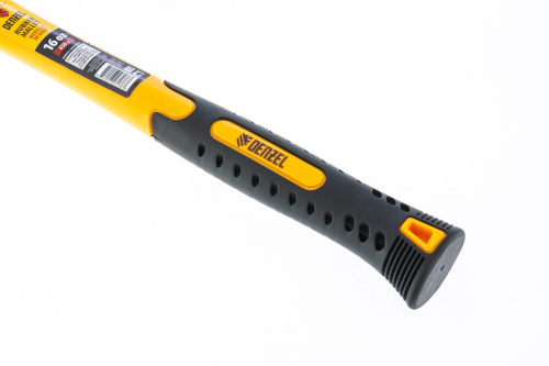 Киянка резиновая, 16 oz, белая резина, фибергласовая рукоятка Denzel купить в Москве с доставкой по всей России | ProtosMarket.ru