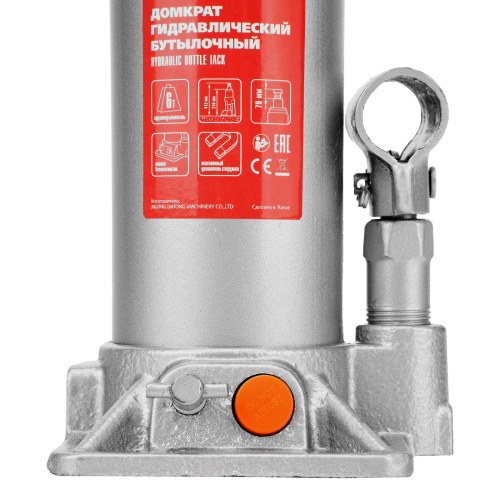 Домкрат гидравлический бутылочный, 6 т, h подъема 216-413 мм Matrix по ценам производителя в Санкт-Петербурге с доставкой по всей России
