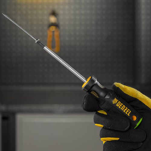 Отвертка PZ2x100 мм, CrV, трехкомпонентная рукоятка Denzel по ценам производителя в Санкт-Петербурге с доставкой по всей России