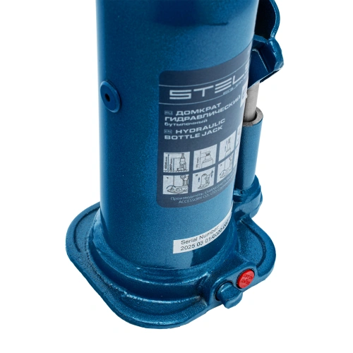 Домкрат гидравлический бутылочный, 6 т, h подъема 207-404 мм Stels по ценам производителя в Санкт-Петербурге с доставкой по всей России