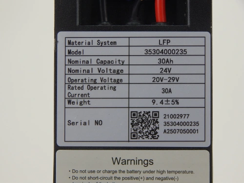 Аккумулятор литий-ионный (Li-ion) 24В/30Ач 520х85х195 для тележек CBD15W-II Li-ion по ценам производителя в Санкт-Петербурге с доставкой по всей России