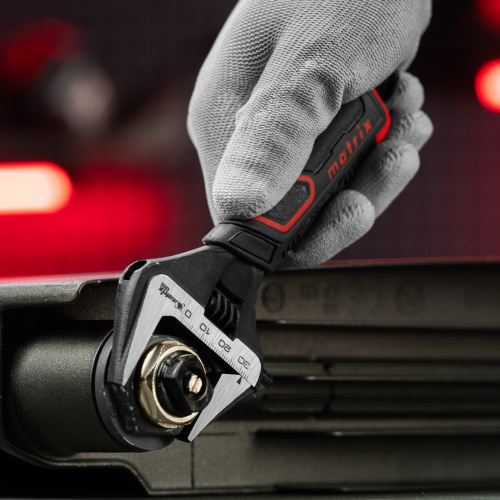 Ключ разводной, тонкие губки, фосфатированный, двухкомпонентная рукоятка, 150 мм, PRO Matrix купить в Москве с доставкой по всей России | ProtosMarket.ru