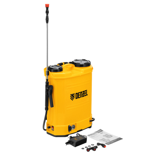 Опрыскиватель ранцевый аккумуляторный D-16LA, 16 л, 12 В, 8 Ач Denzel по ценам производителя в Санкт-Петербурге с доставкой по всей России