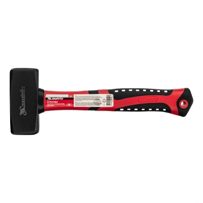 Кувалда, 1000 г, фибергласовая обрезиненная рукоятка Matrix по ценам производителя в Санкт-Петербурге с доставкой по всей России