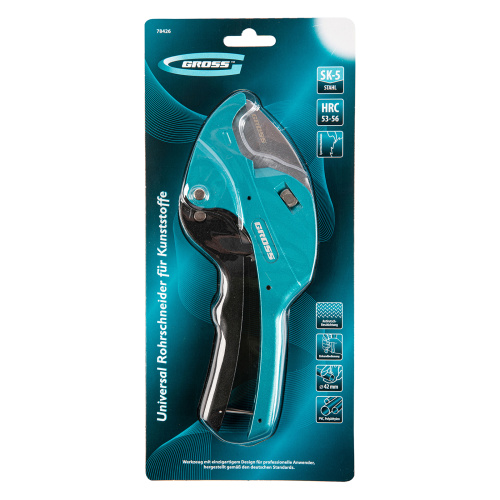 Ножницы для резки изделий из ПВХ, универсальные, D-42 мм, автомат Gross купить в Москве с доставкой по всей России | ProtosMarket.ru