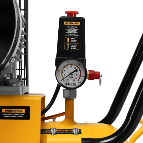 Компрессор воздушный рем. привод BCV 4000-T/100, 4,0 кВт, 100 литров, 690 л/мин Denzel по ценам производителя в Санкт-Петербурге с доставкой по всей России