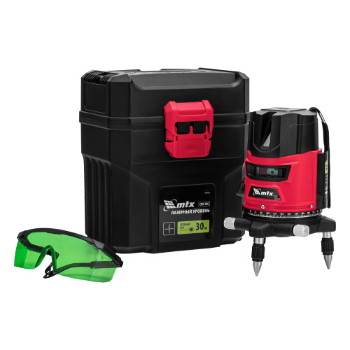Лазерный уровень CRX-30G, 30 м, зеленый луч, батарейки, резьба 5/8" MTX по ценам производителя в Санкт-Петербурге с доставкой по всей России