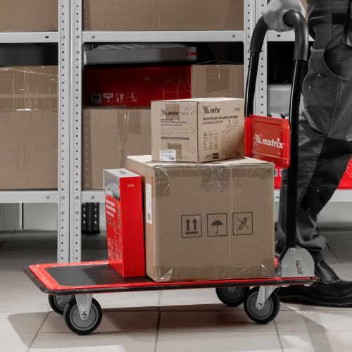 Тележка хозяйственная, грузоподъемность 150 кг Matrix по ценам производителя в Санкт-Петербурге с доставкой по всей России