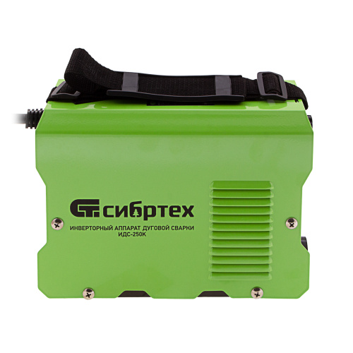 Инверторный аппарат дуговой сварки ИДС-250K, 250 А, ПВ 80%, диаметр электрода 1,6-5 мм Сибртех по ценам производителя в Санкт-Петербурге с доставкой по всей России