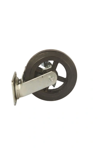 Колесо большегрузное поворотное SCdb 80 200 мм обрезиненное с тормозом (N) по ценам производителя в Санкт-Петербурге с доставкой по всей России