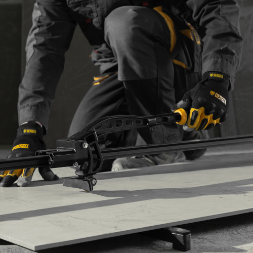 Плиткорез рельсовый 1200х16мм, каретка на подш., стальная станина, усил. рукоятка-пенал Denzel по ценам производителя в Санкт-Петербурге с доставкой по всей России