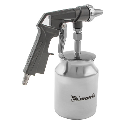 Пистолет пескоструйный с нижним бачком, пневматический Matrix купить в Москве с доставкой по всей России | ProtosMarket.ru