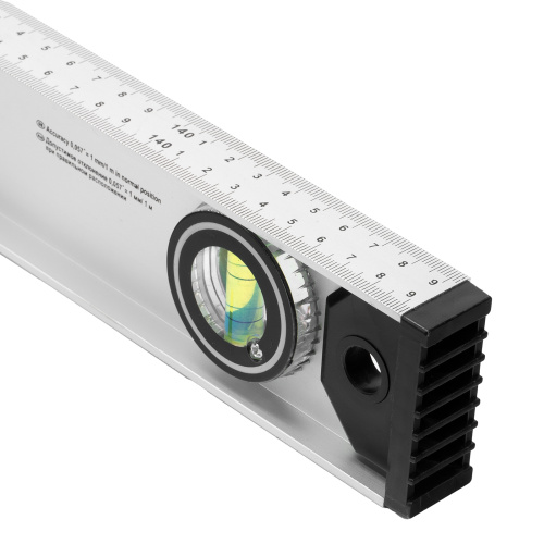 Уровень алюминиевый "Рельс", 1500 мм, 3 глазка (1 поворотный) Matrix по ценам производителя в Санкт-Петербурге с доставкой по всей России