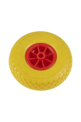 Колесо литое полиуретановое 260 мм PU 1805-2 с пластиковым ободом (без подшипника) по ценам производителя в Санкт-Петербурге с доставкой по всей России