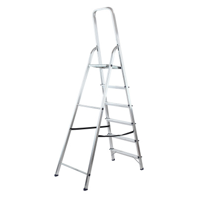 Стремянка усиленная, 6 ступеней, алюминиевая, MTX по ценам производителя в Санкт-Петербурге с доставкой по всей России